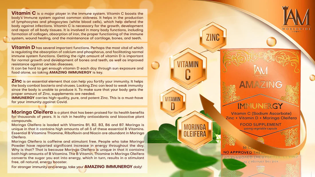 IAM Amazing Immunergy | 50 Capsules | Free Shipping | COD