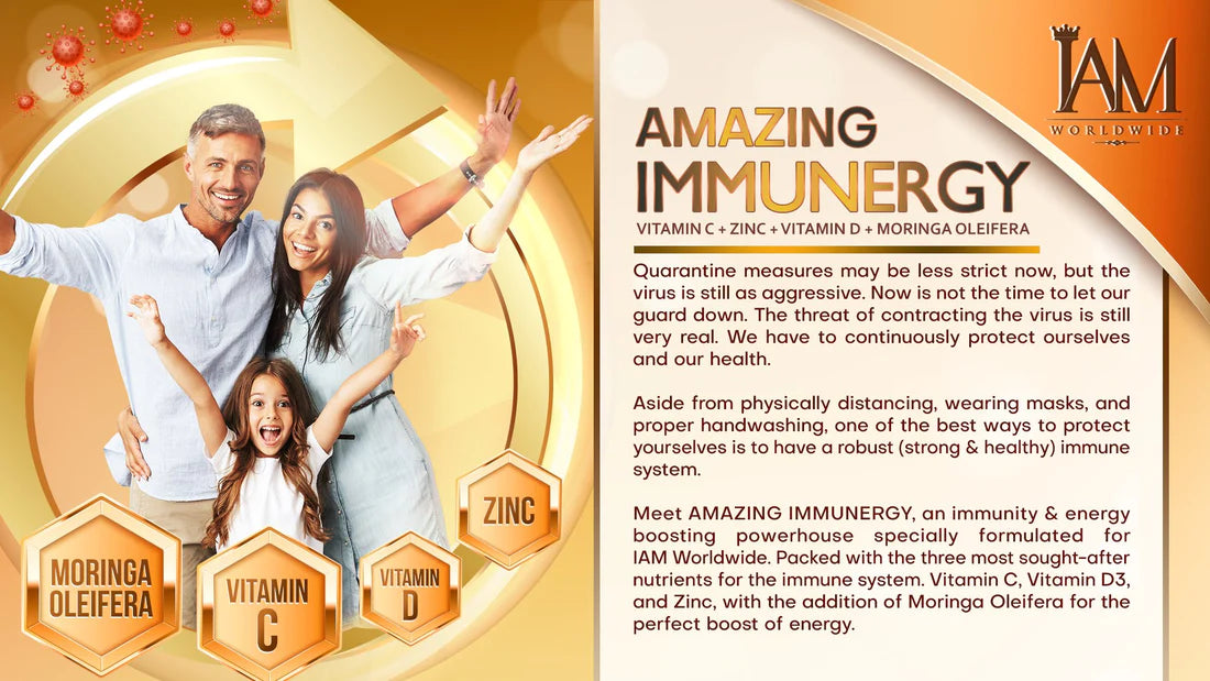 IAM Amazing Immunergy | 50 Capsules | Free Shipping | COD