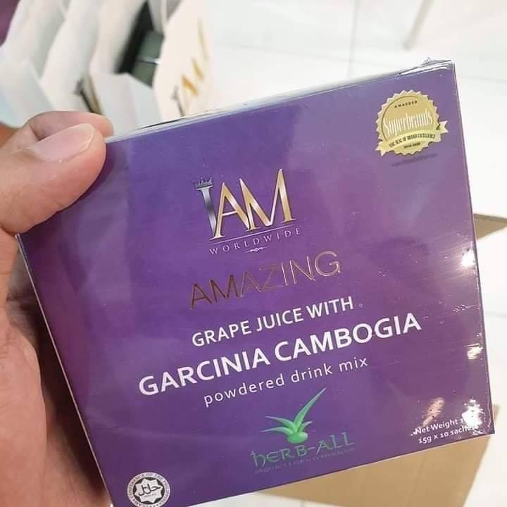IAM Amazing Garcinia Cambogia Grape Juice | 10 SACHETS | 10 DAYS PROGRAM