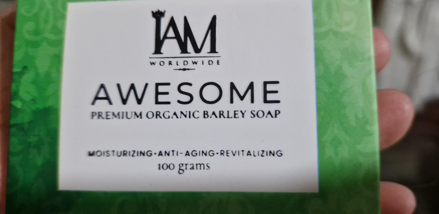 IAM Awesome Organic Premium Barley Soap