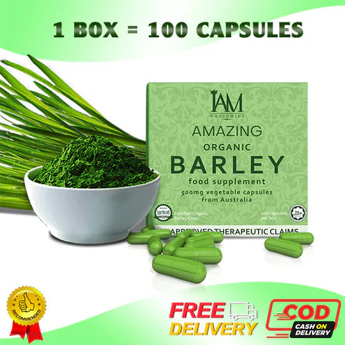 IAM Amazing Barley Capsule | 100 CAPSULES | Free Shipping | COD