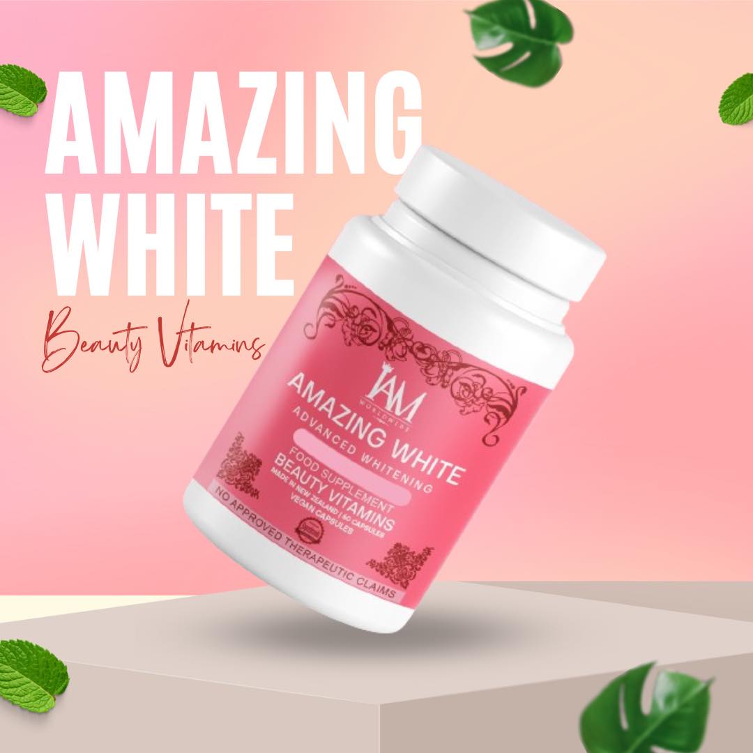 Amazing White  1 bottle  60 Capsules  Free Shipping  COD