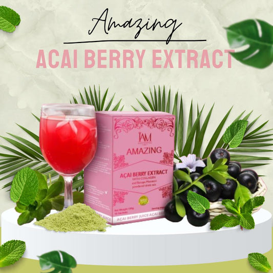 AMazing Acai Berry with Collagen and Bacopa | 10 Sachets | Free Shipping | COD