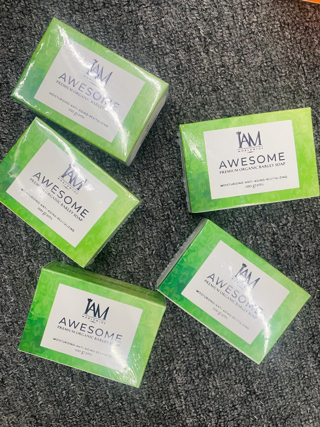 IAM Awesome Organic Premium Barley Soap