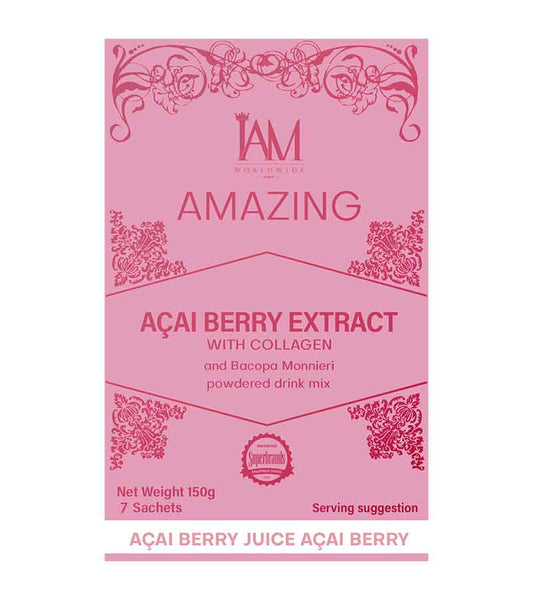 Amazing Acai Berry with Collagen and Bacopa | 7 Sachets | Free Shipping | COD