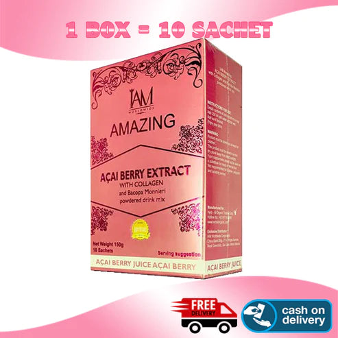 AMazing Acai Berry with Collagen and Bacopa | 10 Sachets | Free Shipping | COD